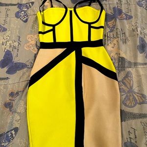Neon Bandage Dress